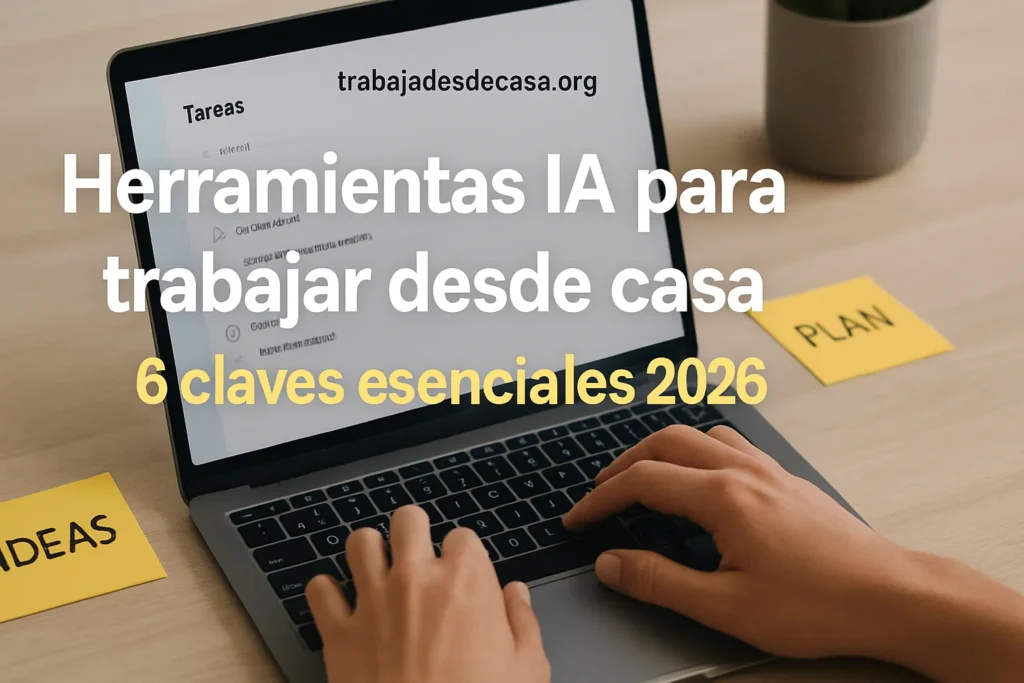 Herramientas ia para trabajar desde casa 6 claves esenciales 2026