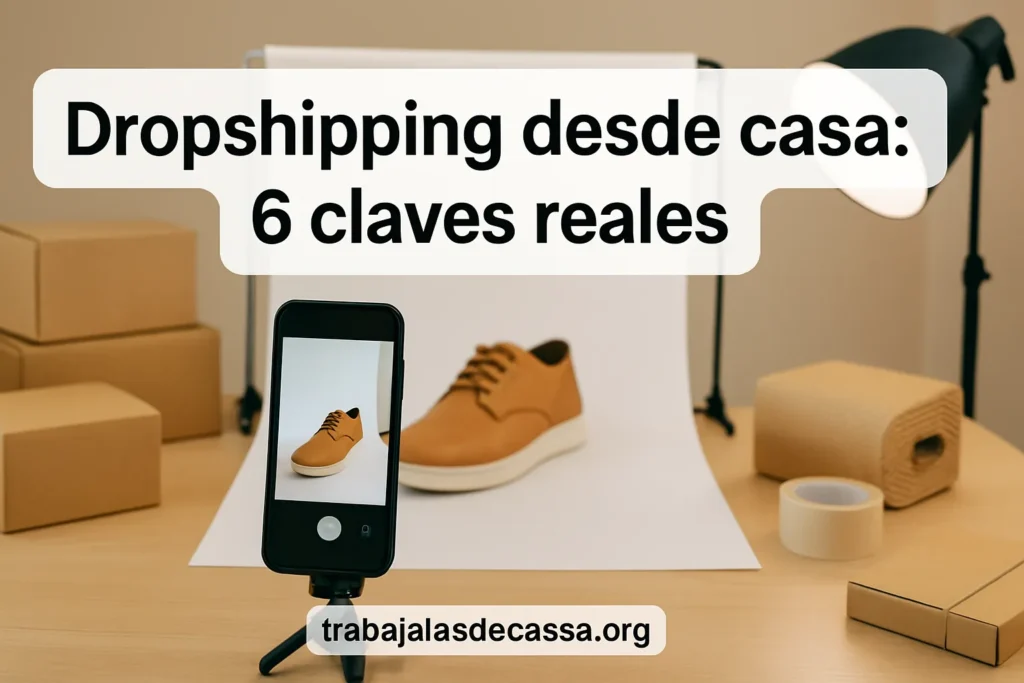 Dropshipping desde casa: 6 claves reales