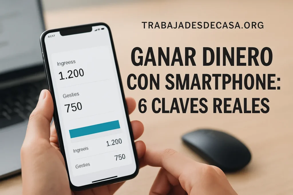 Ganar dinero con smartphone: 6 claves reales
