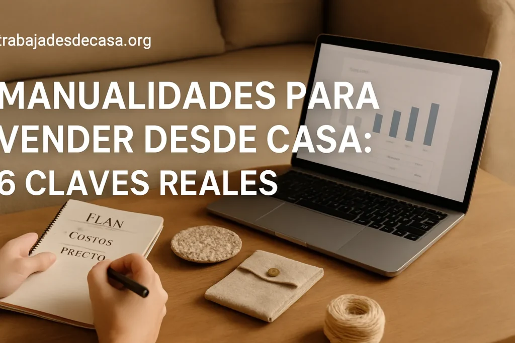 Manualidades para vender desde casa: 6 claves reales