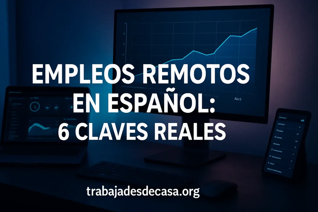 Empleos remotos en espanol: 6 claves reales