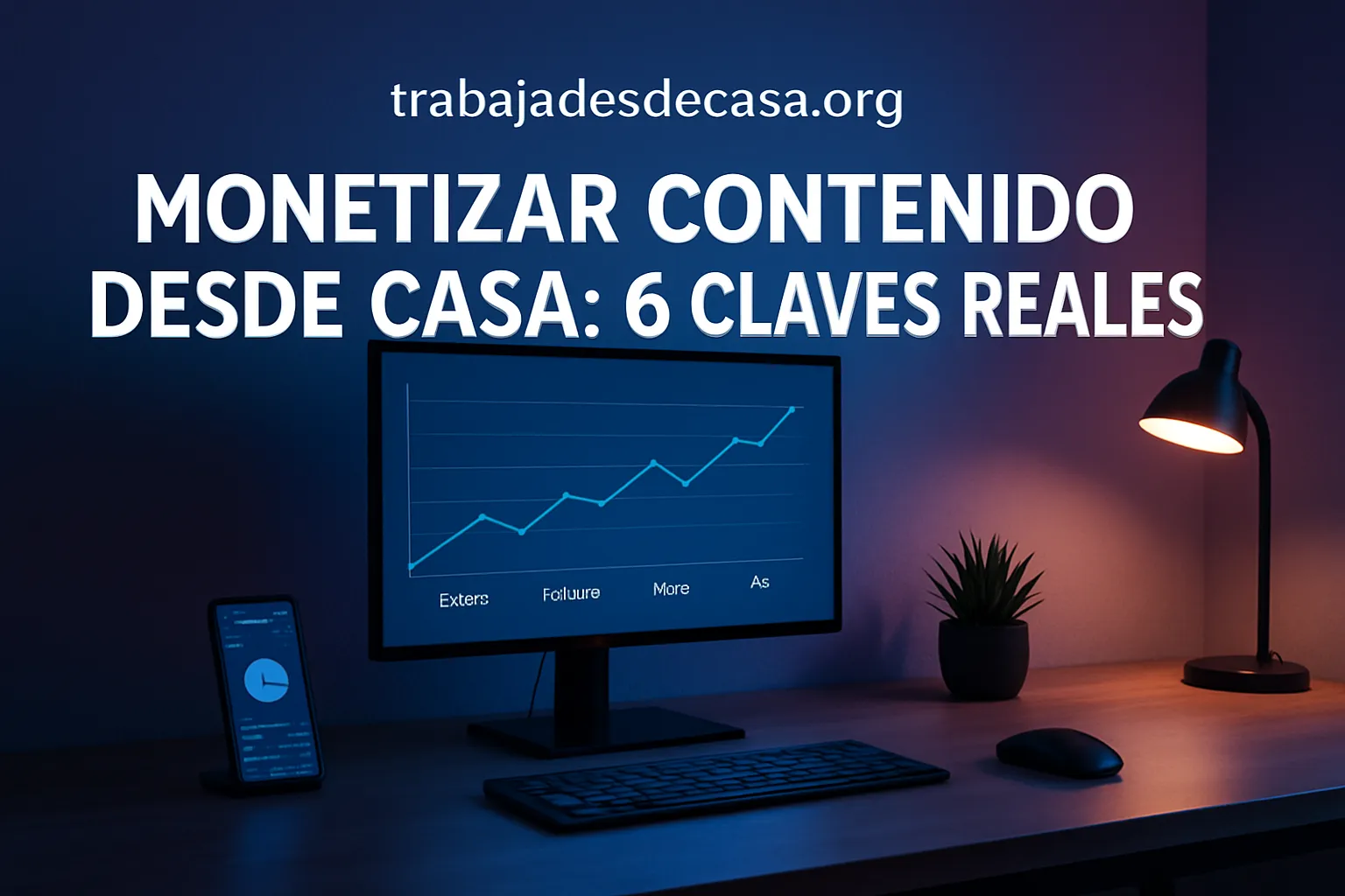 Monetizar contenido desde casa: 6 claves reales