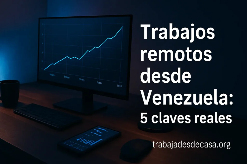 Trabajos remotos desde venezuela: 5 claves reales