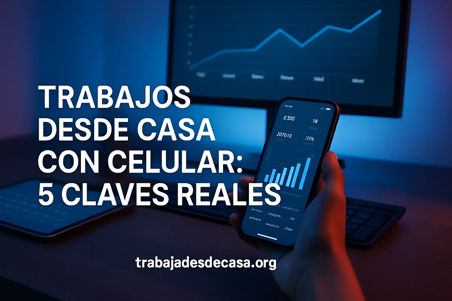 Trabajos desde casa con celular: 5 claves reales
