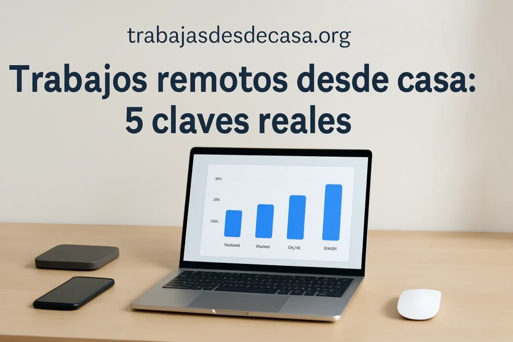 Trabajos remotos desde casa: 5 claves reales