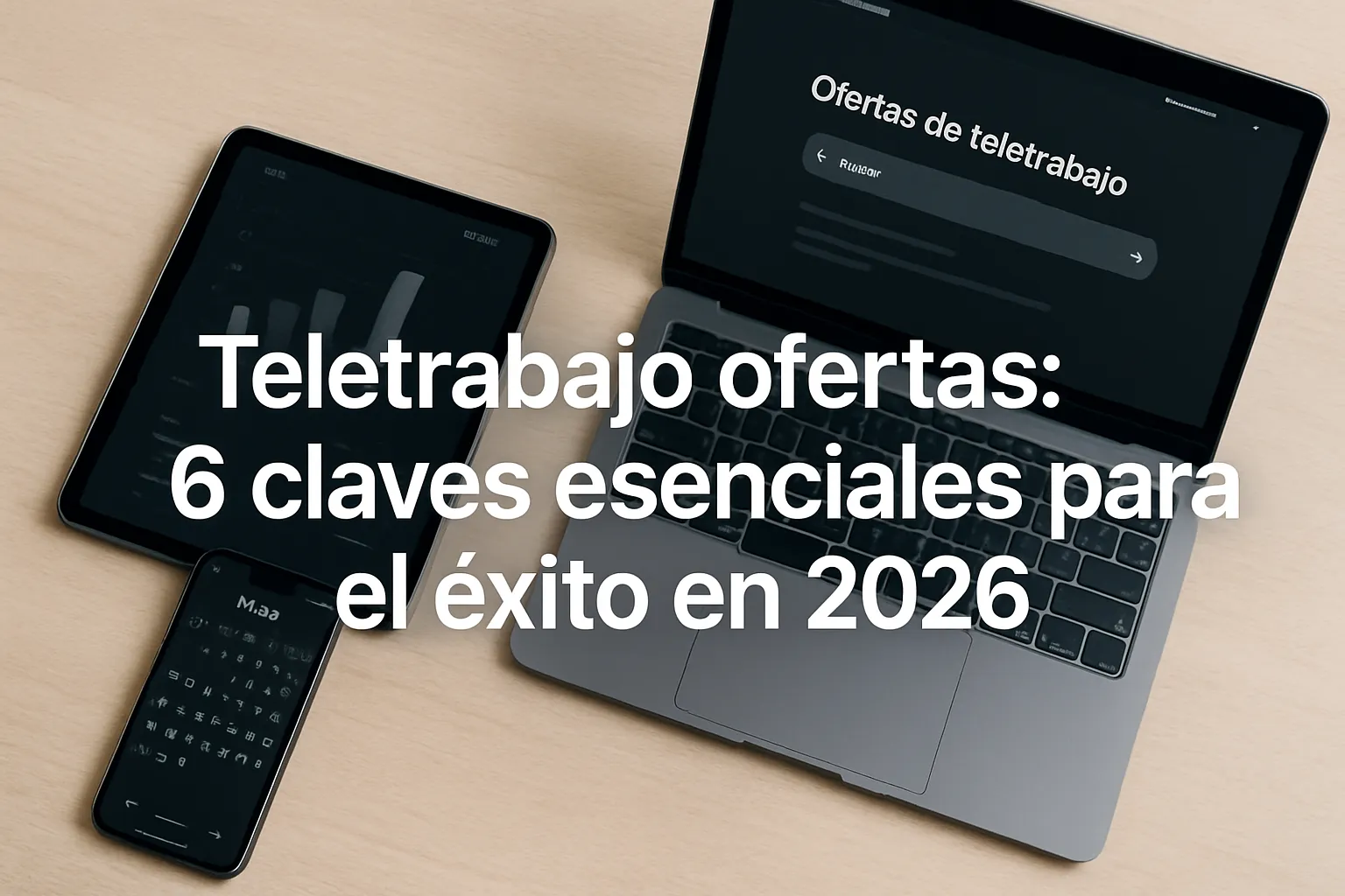 Teletrabajo ofertas: 6 claves esenciales para el éxito en 2026