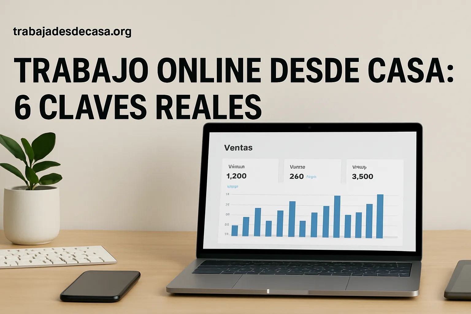 Trabajo online desde casa: 6 claves reales